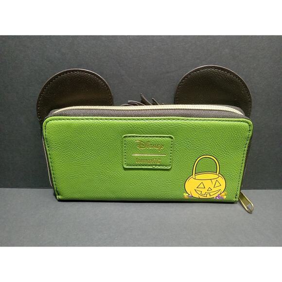 Loungefly Disney Mickey Mouse Frankenstein Cosplay Wallet Glow in the Dark - Picture 1 of 16